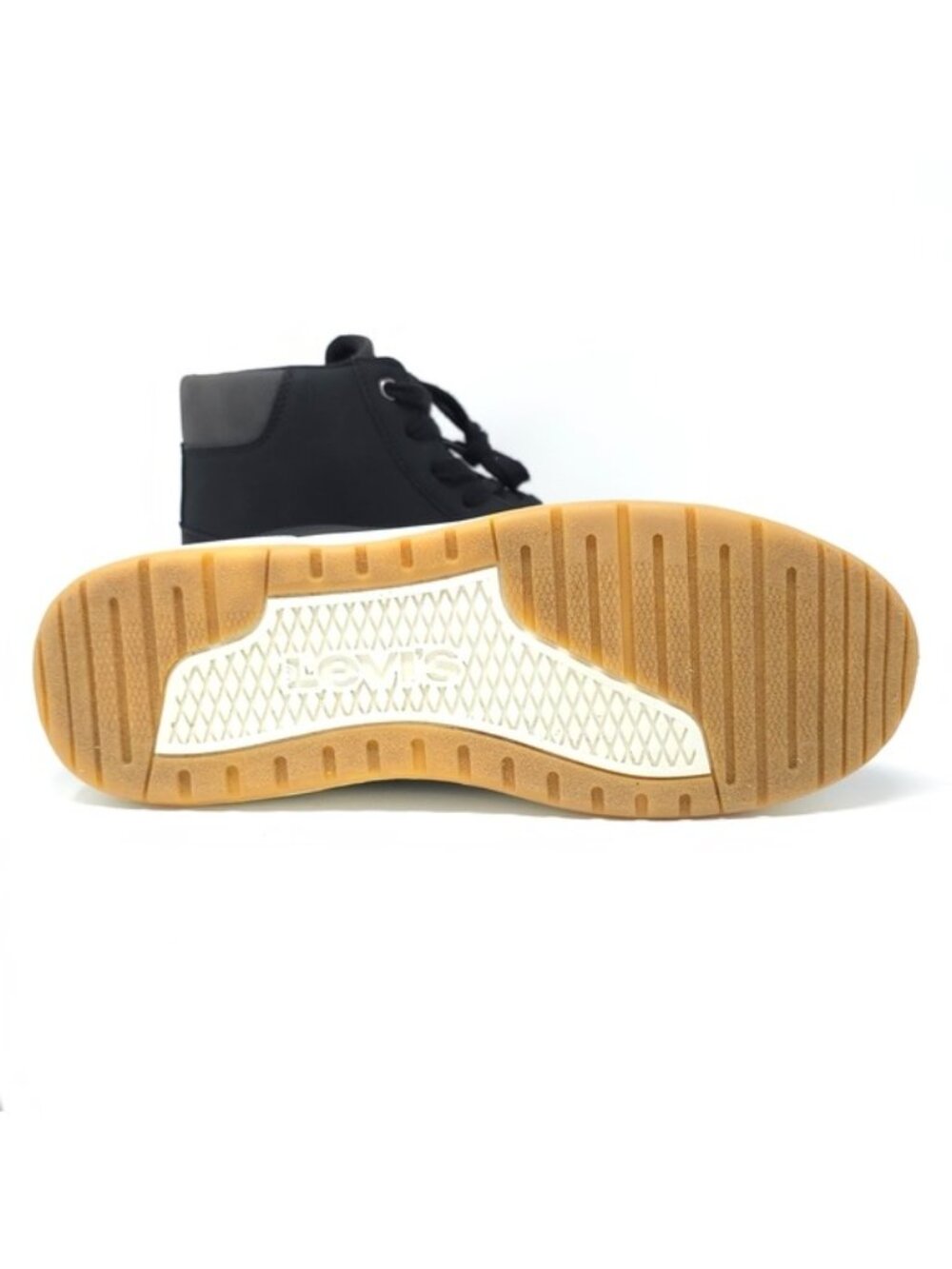 Levis Boots Caleb Sneaker Black Lacxe Up Comfort Flat 9M - Picture 6 of 9